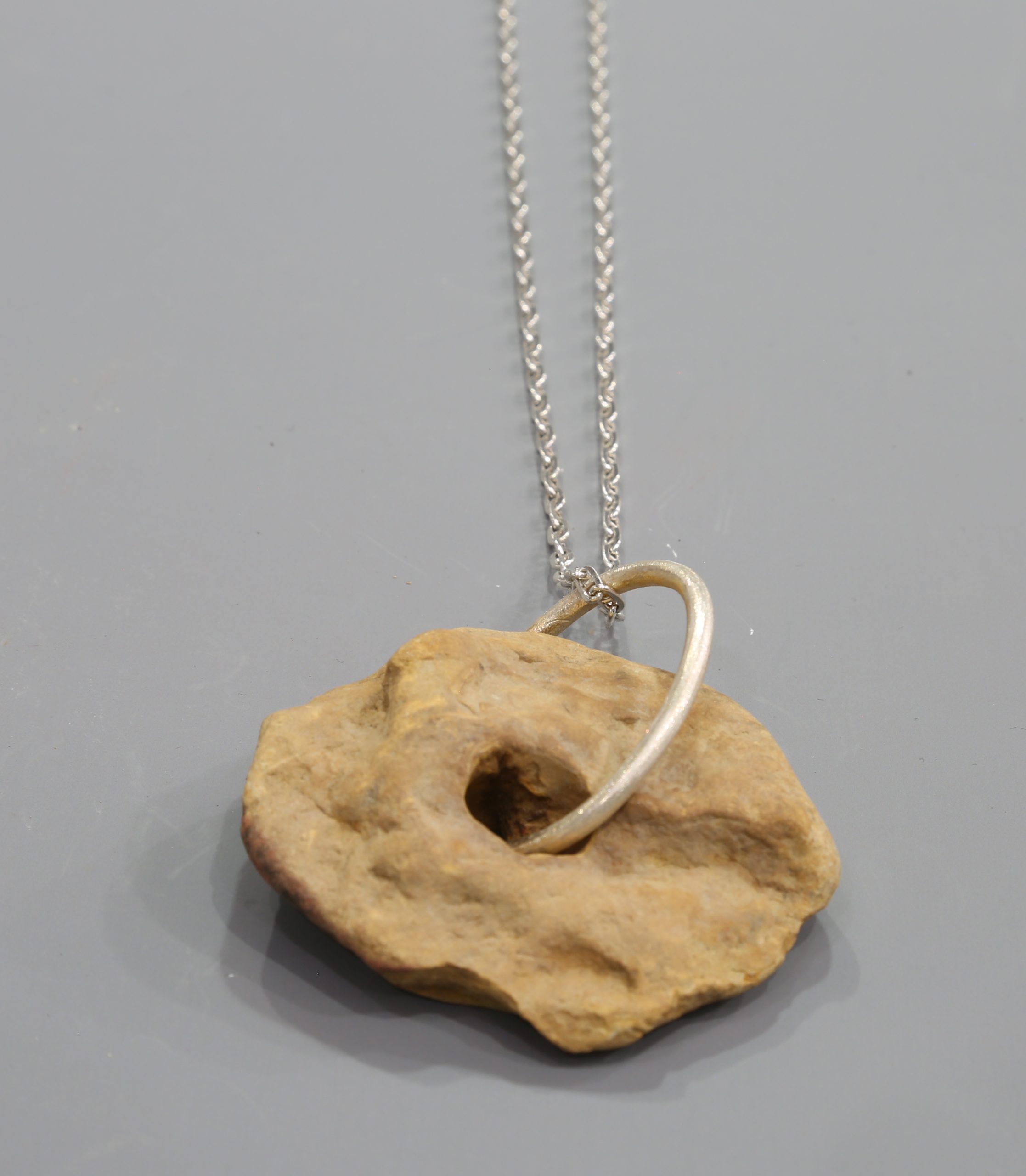 Eternity Series. sterling silver and sanstone necklace.1.�195